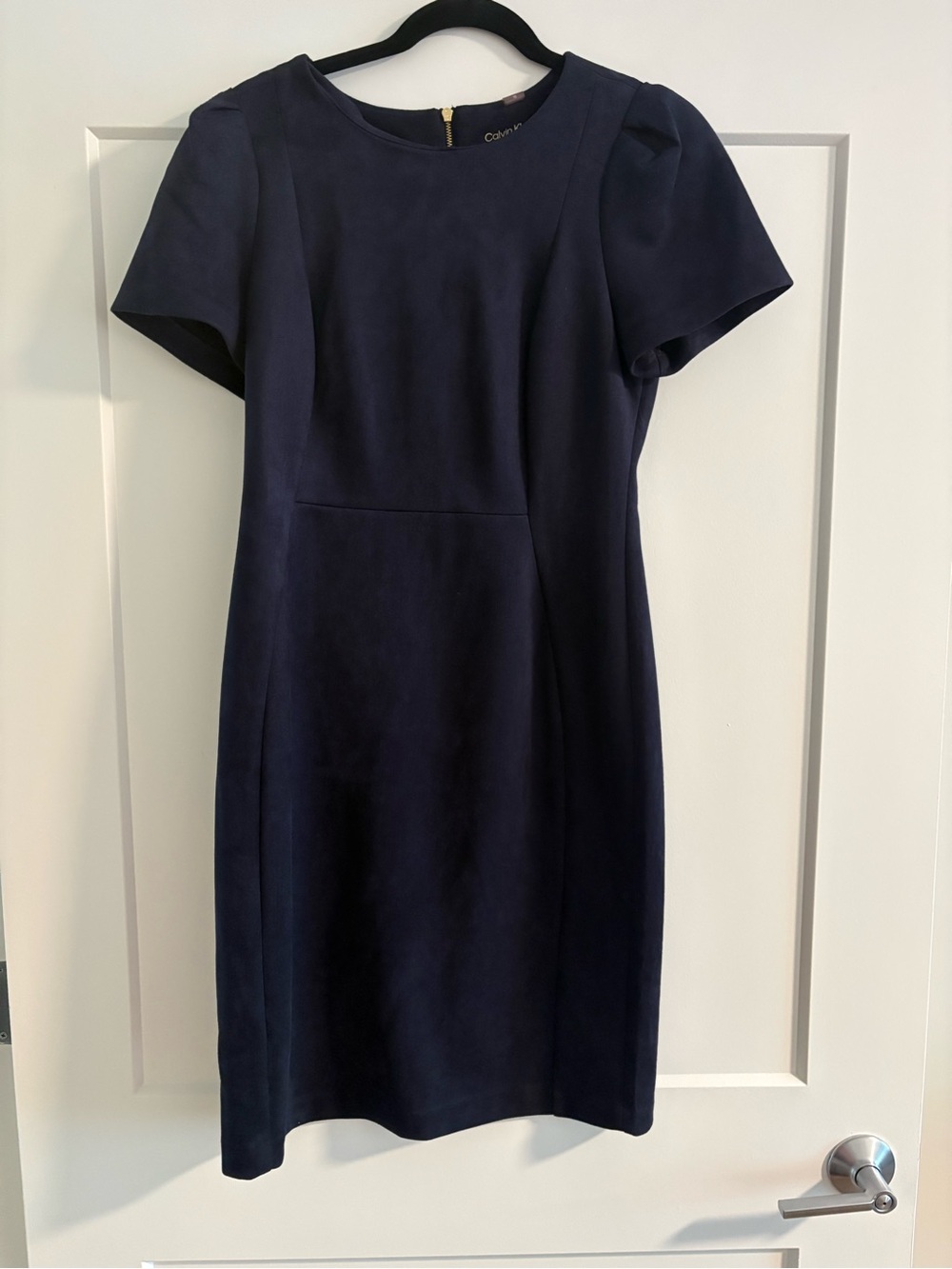 Calvin Klein Navy Short-Sleeve Dress